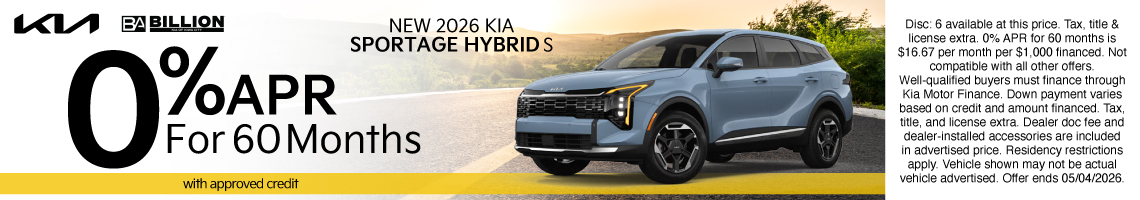 26APR_BKIC_NEW 2026 KIA SPORTAGE HYBRID S