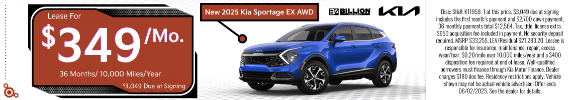 25MAY_BKSC_NEW 2025 KIA SPORTAGE EX