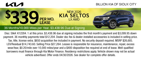 26APR_BKSC_NEW 2026 KIA SELTOS LX