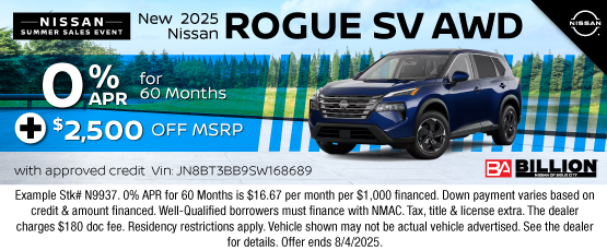 25JUL_BNSC_NEW 2025 NISSAN ROGUE SV