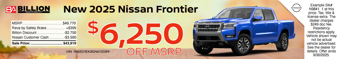25SEP_BNSC_NEW 2025 NISSAN FRONTIER