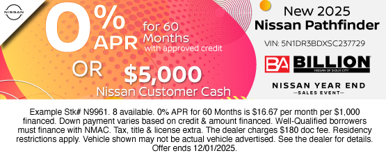 25NOV_BNSC_NEW 2025 NISSAN PATHFINDER