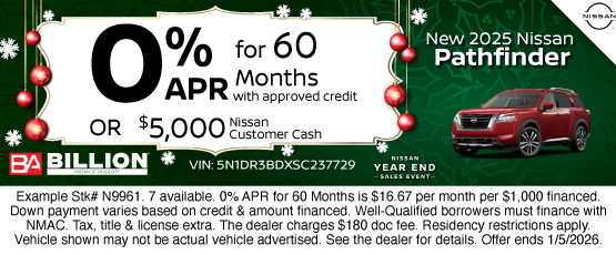 25DEC_BNSC_NEW 2025 NISSAN PATHFINDER