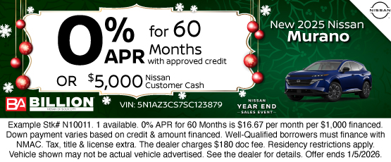 25DEC_BNSC_NEW 2025 NISSAN MURANO
