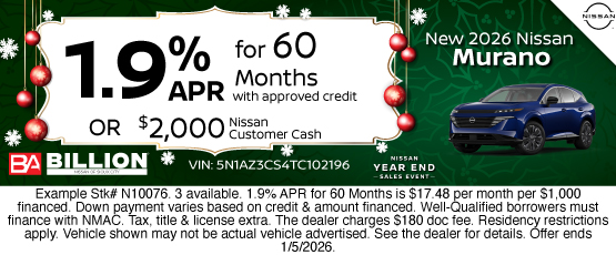 25DEC_BNSC_NEW 2026 NISSAN MURANO
