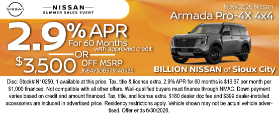 26JUN_BNSC_NEW 2026 NISSAN ARMADA PRO-4X