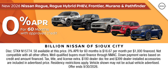26SEP_BNSC_NEW 2026 NISSAN ROGUE, ROGUE HYBRID, FRONTIER, MURANO & PATHFINDER