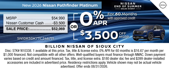26AUG_BNSC_NEW 2026 NISSAN PATHFINDER PLATINUM