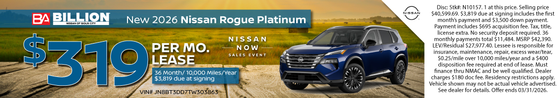 26MAR_BNSC_LEASE_NEW 2026 NISSAN ROGUE PLATINUM
