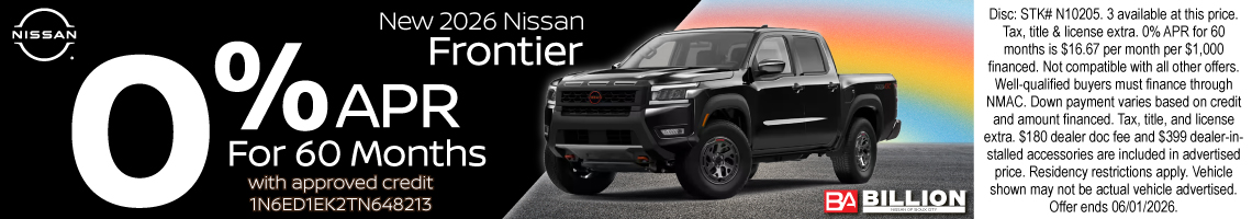 26MAY_BNSC_NEW 2026 NISSAN FRONTIER