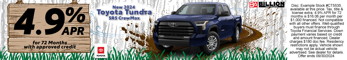 New 2024 Toyota Tundra 4WD SR5