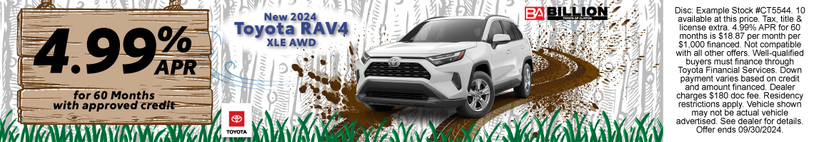 New 2024 Toyota RAV4 XLE