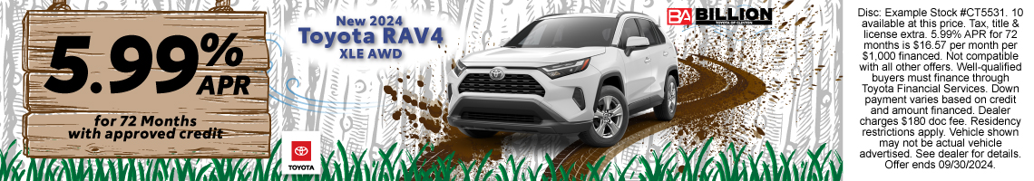 New 2024 Toyota RAV4 XLE