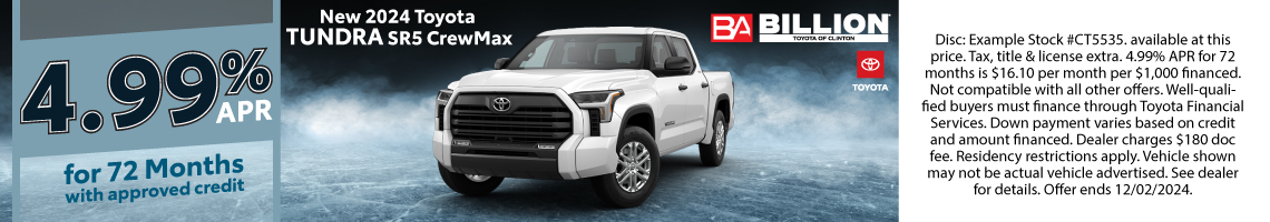 New 2024 Toyota Tundra 4WD SR5