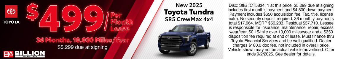 25AUG_BTYC_LEASE_NEW 2025 TOYOTA TUNDRA SR5 CREW