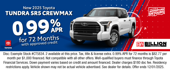 25NOV_BTYC_NEW 2025 TOYOTA TUNDRA SR5 CREWMAX