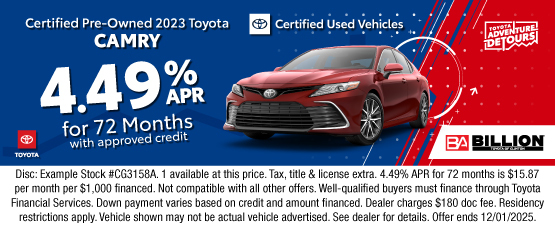 25NOV_BTYC_USED 2023 TOYOTA CAMRY