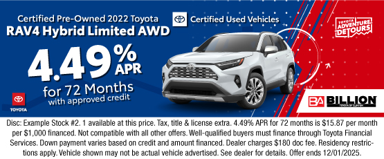 25NOV_BTYC_USED 2022 TOYOTA RAV4 HYBRID LIMITED