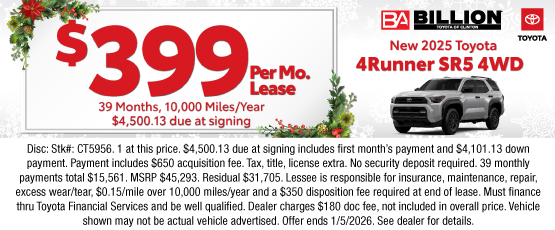 25DEC_BTYC_NEW 2025 TOYOTA 4RUNNER SR5