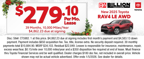 25DEC_BTYC_NEW 2025 TOYOTA RAV4 LE