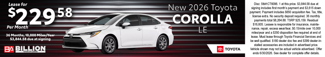 26JUN_BTYC_LEASE_NEW 2026 TOYOTA COROLLA LE