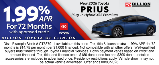 26JUL_BTYC_NEW 2026 TOYOTA PRIUS HYBRID XSE PREMIUM