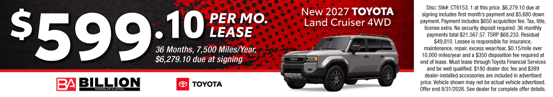 26AUG_BTYC_LEASE_NEW 2027 TOYOTA LAND CRUISER