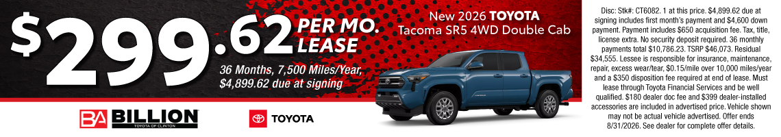 26AUG_BTYC_LEASE_NEW 2026 TOYOTA TACOMA SR5 DOUBLE CAB