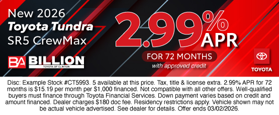 26FEB_BTYC_NEW 2026 TOYOTA TUNDRA SR5 CREWMAX