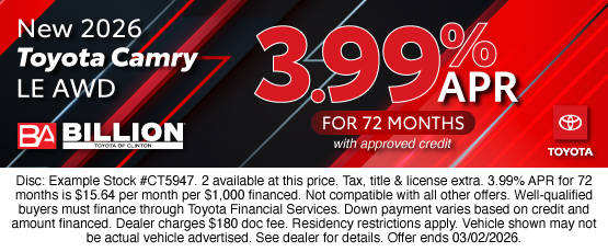 26FEB_BTYC_NEW 2026 TOYOTA CAMRY LE