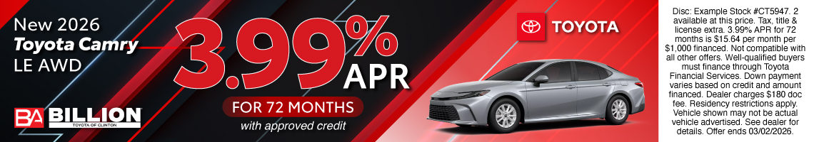26FEB_BTYC_NEW 2026 TOYOTA CAMRY LE