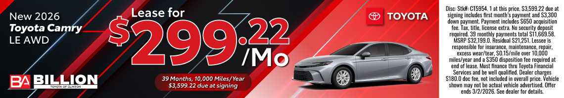 26FEB_BTYC_LEASE_NEW 2026 TOYOTA CAMRY LE
