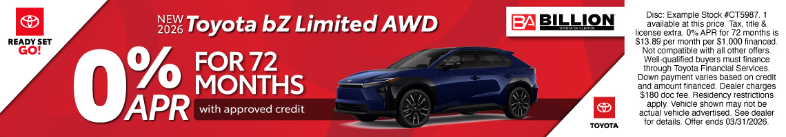 26MAR_BTYC_NEW 2026 TOYOTA BZ LIMITED