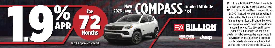 26OCT_BWC_NEW 2026 JEEP COMPASS LIMITED ALTITUDE