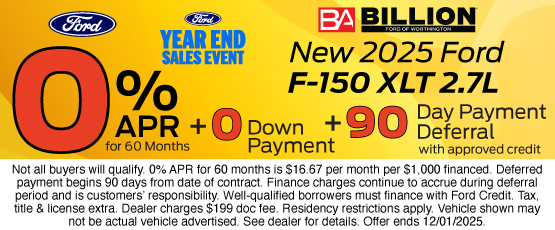 25NOV_BWF_NEW 2025 FORD F-150 XLT 2.7L