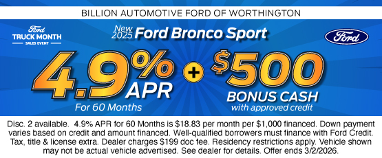 26FEB_BWF_NEW 2025 FORD BRONCO SPORT