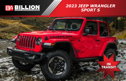 New 2023 Jeep Wrangler Sport S SUV