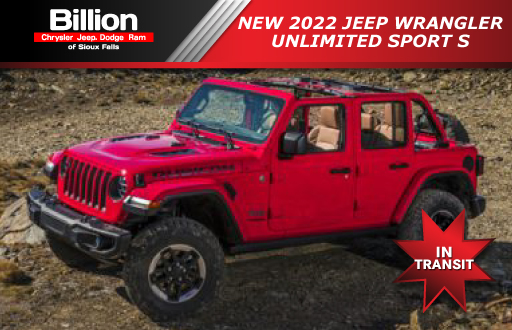 New 2022 Jeep Wrangler Unlimited Unlimited Sport S SUV