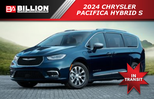 New 2024 Chrysler Pacifica Hybrid S Appearance Pkg Van