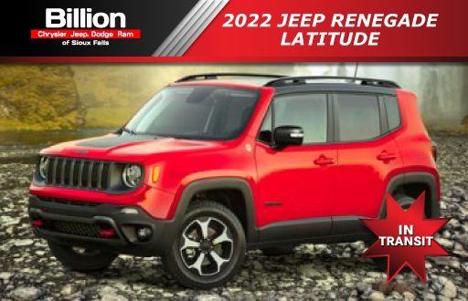 New 2022 Jeep Renegade Latitude Crossover