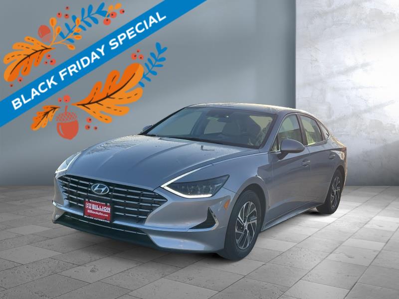 Used 2023 Hyundai Sonata Hybrid Blue Car