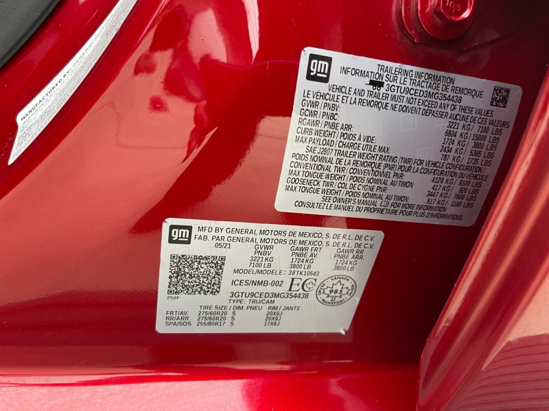 2021 GMC Sierra 1500