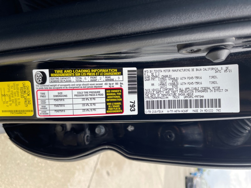 2021 Toyota Tacoma
