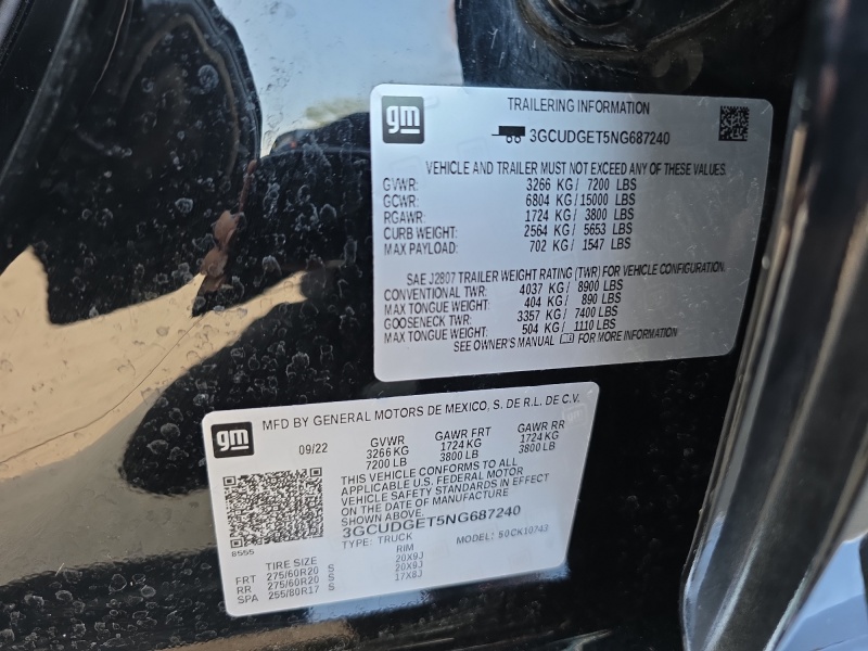 2022 Chevrolet Silverado 1500