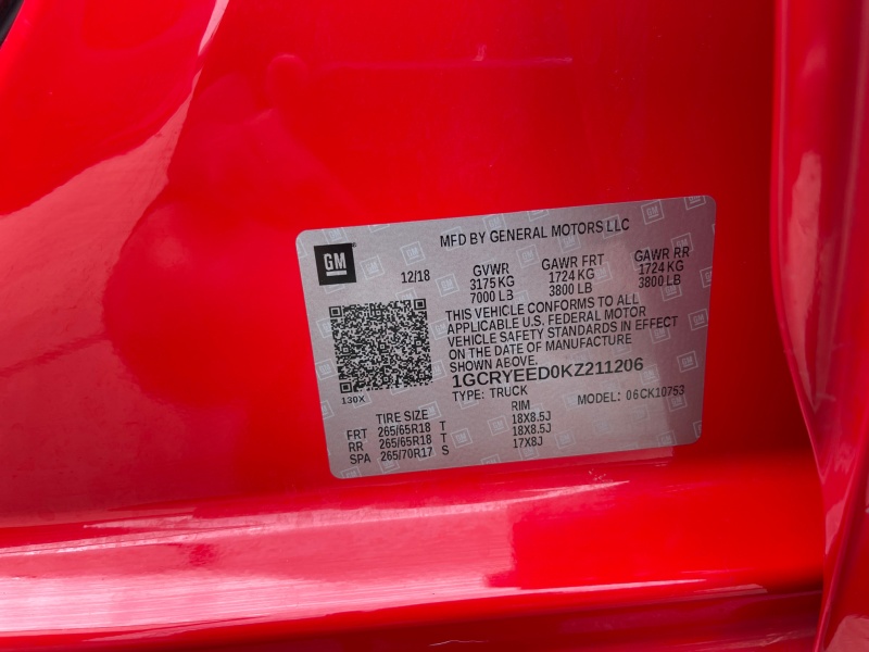 2019 Chevrolet Silverado 1500