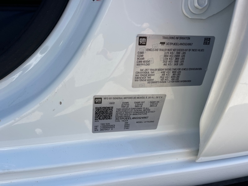 2022 GMC Sierra 1500