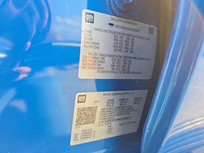 2022 Chevrolet Silverado 1500