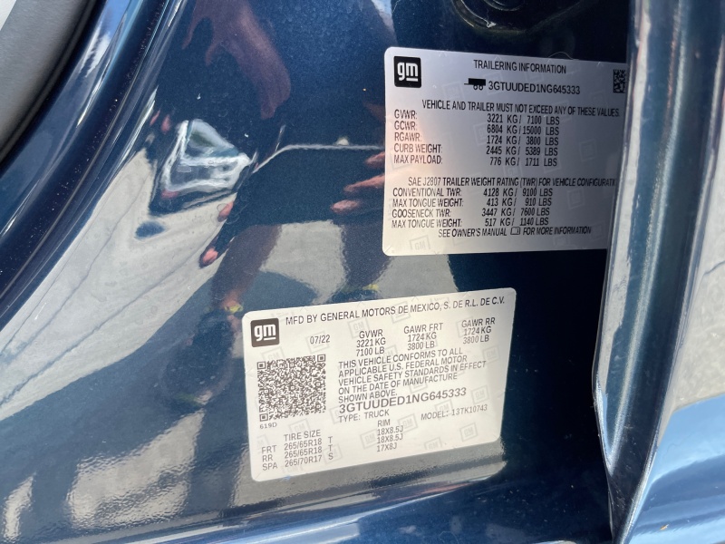 2022 GMC Sierra 1500