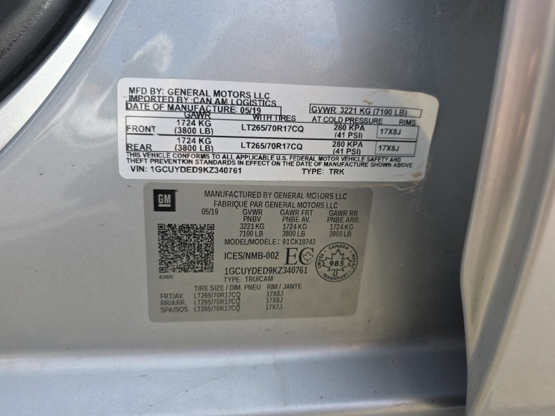 2019 Chevrolet Silverado 1500