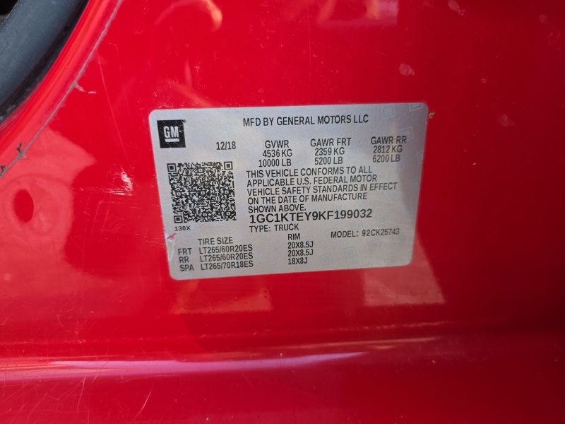 2019 Chevrolet Silverado 2500HD